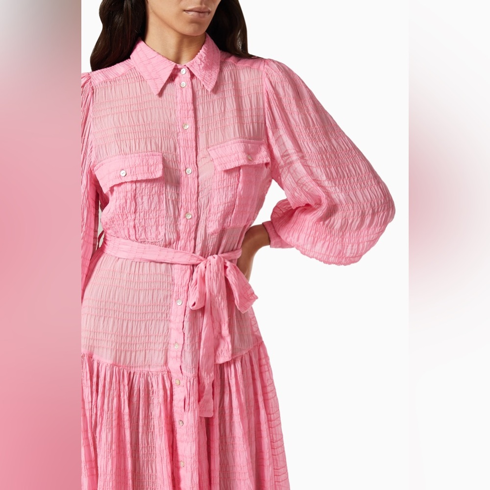 Alemais Antonella Shirt Dress in Silk